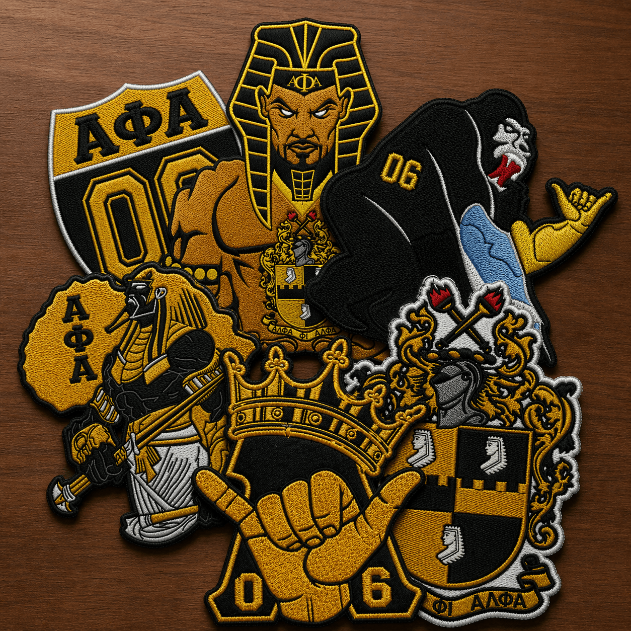 Alpha Phi Alpha Embroidered Patch - Gettee Store