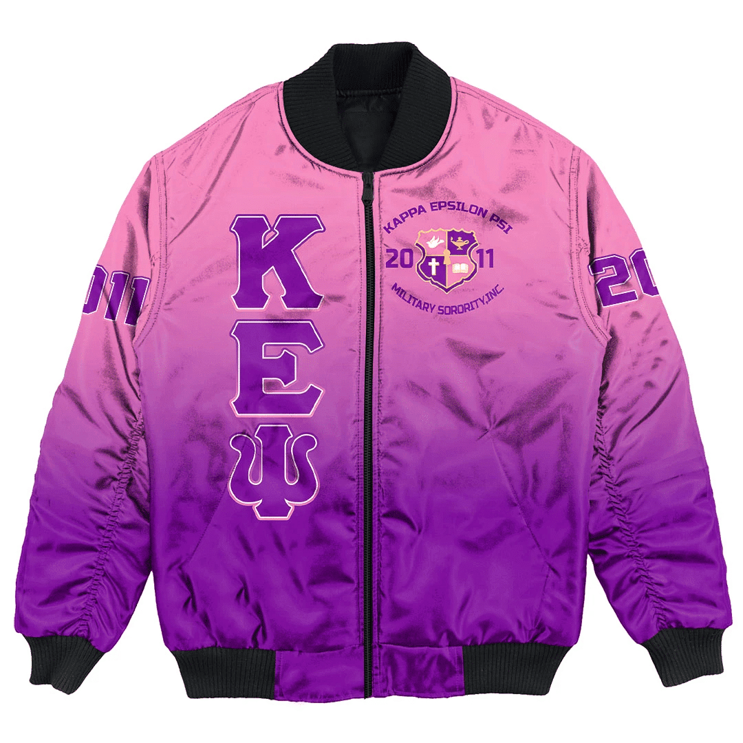 Gettee Jacket - KEP Gradient Bomber Jackets A31