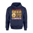 It's Always Beer O'clock At The Campsite Camping Hoodie