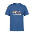 Camper Funny Gay Pride Flag Rainbow LGBT Graphic  T Shirt