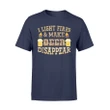 Funny Camping Campfire Drinking Beer T Shirt