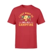I Just Want To Smell Like A Campfire Camping Outdoor T Shirt