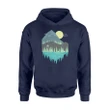 Camping Sweatshirt Tents Forest Mountain Landscape Outdoor Hoodie
