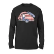 Camping TShirt American Camper USA Premium Long Sleeve T-Shirt