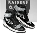 Oakland Raiders Football Air Jordan 1 - Oakland Raiders Logo - Sneakers NFL