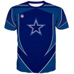 NFL Football Dallas Cowboys Men's T-shirt 3D - NFL