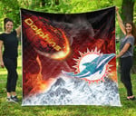 Miami Dolphins Quilt - Break Out To Rise Up - NFL