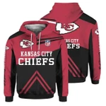 Kansas City Chiefs Style Special Football Digital Printed Zip Hoodie