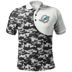 Miami Dolphins Polo Shirt - Style Mix Camo