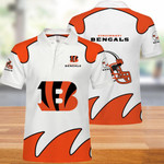 Cincinnati Bengals Polo Shirts White