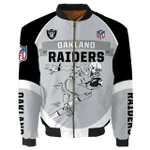 Las Vegas Raiders Men's Rugby Sports Bomber Jacket
