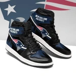New England Patriots Football Air Jordan 1 - New England Patriots Logo Sneaker - NFL