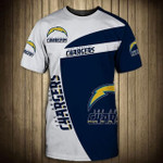 Los Angeles Chargers T Shirt 3D Short Sleeve - NFL
