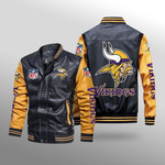 Minnesota Vikings Leather Jacket - NFL