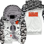 Cleveland Browns Sherpa Hoodie - Style Mix Camo