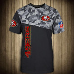 San Francisco 49ers Military T Shirt 3D Short Sleeve - NFL