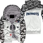 New England Patriots Sherpa Hoodie - Style Mix Camo