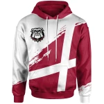Georgia Bulldogs Football - Logo Team Curve Color Hoodie - NCAA