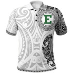 Eastern Michigan Eagles Football Polo Shirt -  Polynesian Tatto Circle Crest - NCAA