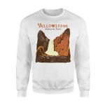 Yellowstone National Park Sweatshirt Yellowstone Falls #Camping