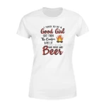 I Tried To Be A Good Girl But Then The Bonfire Was Lit And There Was Beer Camping Women's T-shirt
