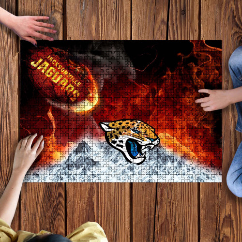 Jacksonville Jaguars Puzzle - Break Out To Rise Up - NFL