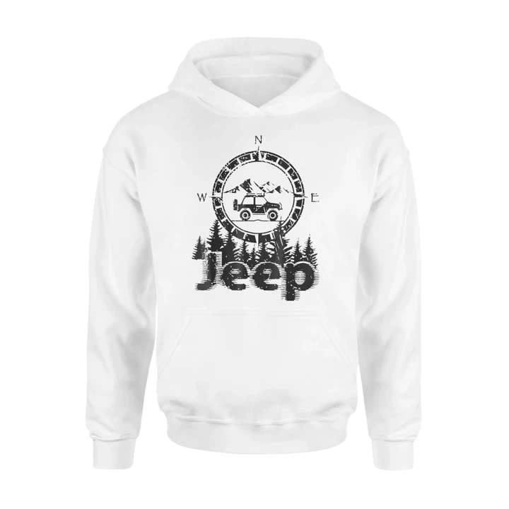 Jeep Compass Forest Camping Outdoor Hiking Lover Hoodie