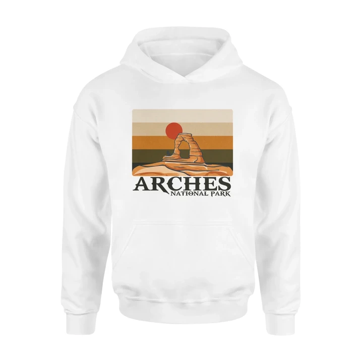 Arches National Park Hoodie Retro #Camping