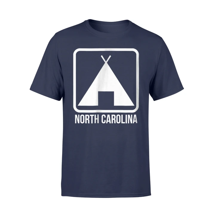 Camp North Carolina Camping Hiking T Shirt