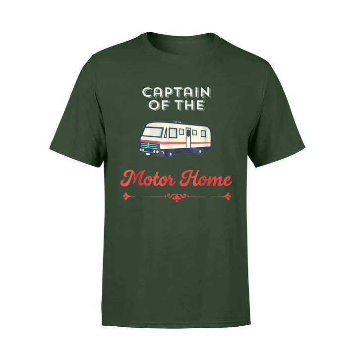 Captain Of The Motor Home Camping  T Shirt
