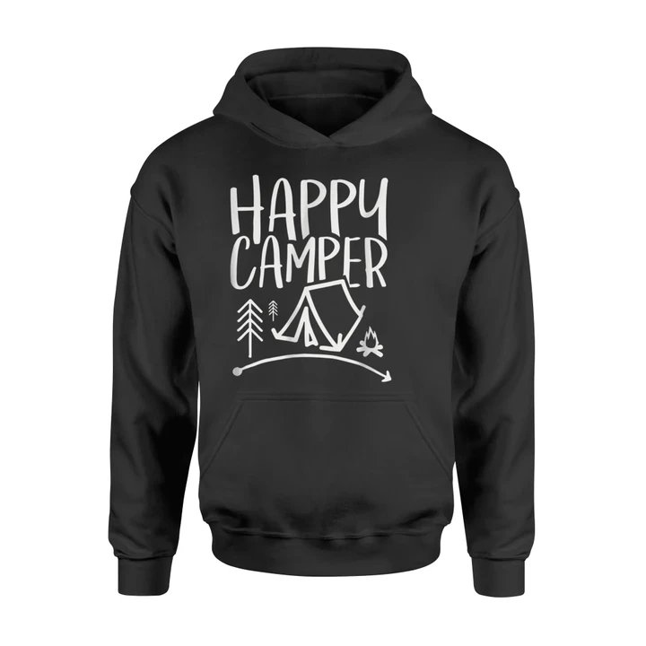 Happy Camper Camping For Men, Women, And Kids Hoodie