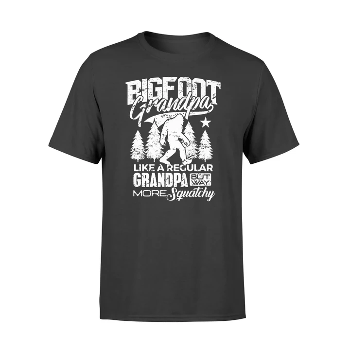 Bigfoot Grandpa Sasquatch Yeti Camping Gift T Shirt