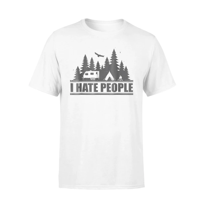 Camping I Hate People T Shirt