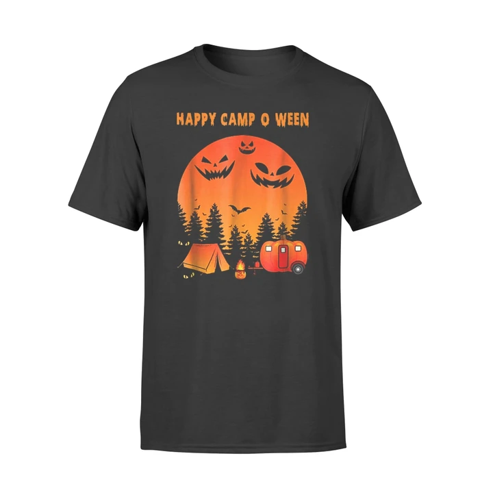 Happy Camp O Ween Camping Haloween T Shirt