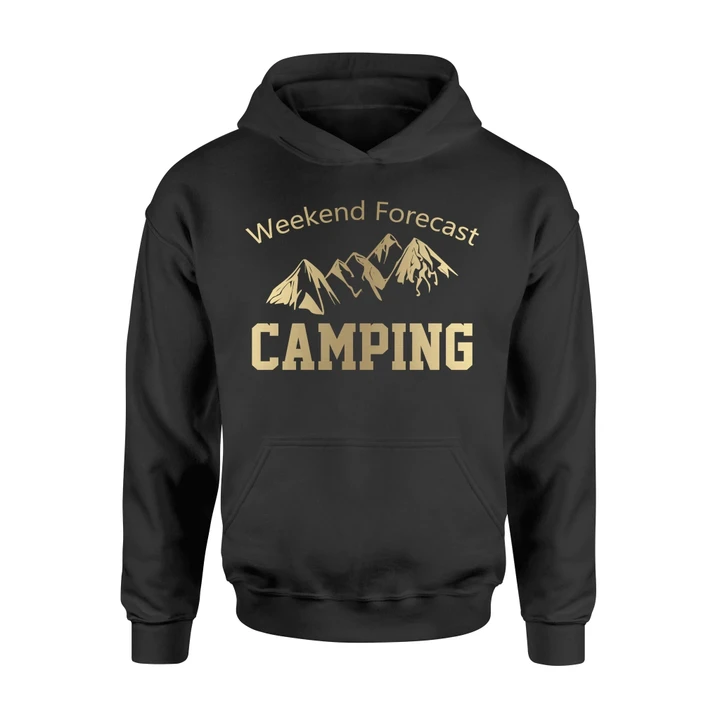 Funny Campers Weekend Forecast Camping Hoodie