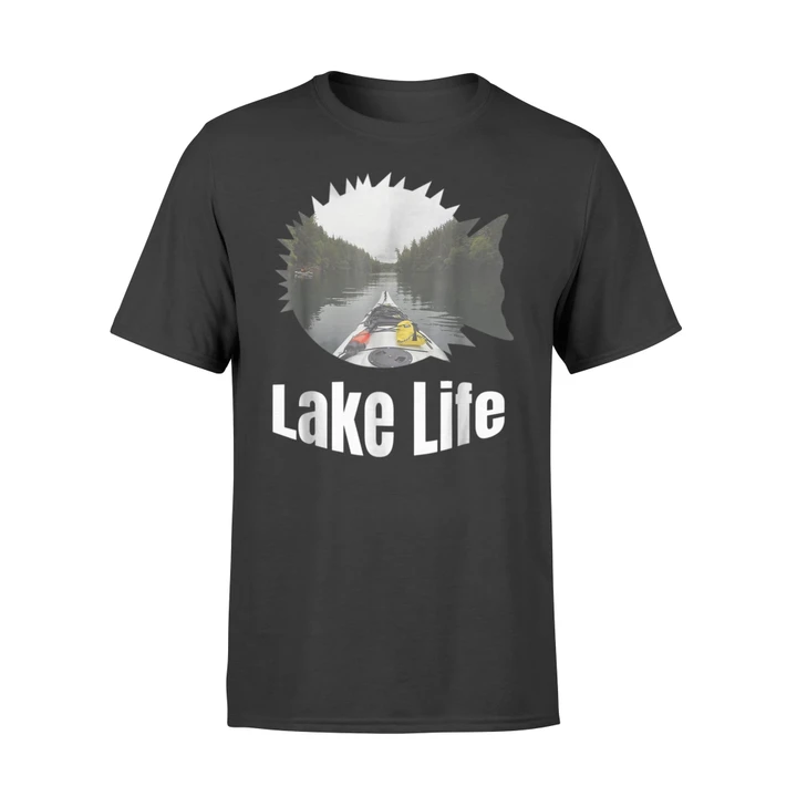 Lake Life Kayak Camping Fishing T Shirt
