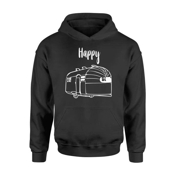 Happy Camper Airstream Camper Hoodie