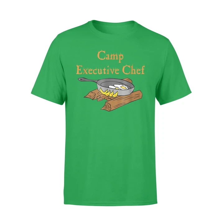 Frivoli Tees Camp Executive Chef Campfire Funny T Shirt
