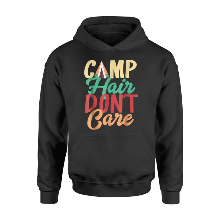 Camp Hair Don't Care Camper Hoodie