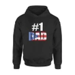 Women's Cotton Hoodie - #1 Dad Puerto Rico Father's Day Holiday
