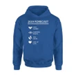 2019 Forecast New Mom Dad Expecting Hoodie