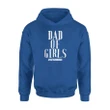 #Outnumbered Dad Of Girls Funny Father Daughters Hoodie