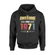 47th Vintage Birthday - Awesome Since 1971 Gift For BirthdayHoodie