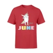 11th Birthday June B-Day 11 Year Old Dabbing Unicorn T Shirt