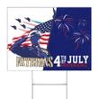 Veterans 4th Of July Independence Yard Sign