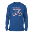 4th Of July Independence Day Road Bicycle Bike Premium Long Sleeve T-Shirt