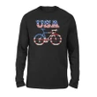 4th Of July Independence Day Road Bicycle Bike Premium Long Sleeve T-Shirt