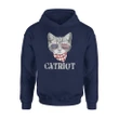Catriot Funny Cat, 4th Of July Independence Day Premium Hoodie