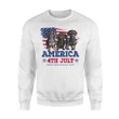 America 4th July Independence Day- Dachshund Sweatshirt