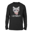Catriot Funny Cat, 4th Of July Independence Day Premium Long Sleeve T-Shirt